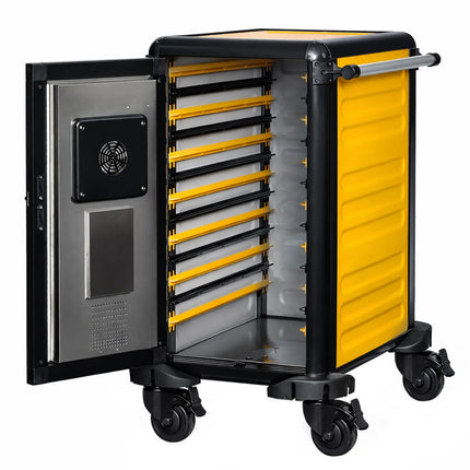GGM Gastro Heated Banqueting Trolley - heated - 14x GN 1/1
