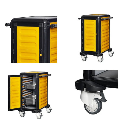GGM Gastro Heated Banqueting Trolley - heated - 14x GN 1/1