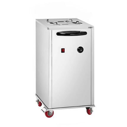 GGM Gastro Heated Plate Dispenser - Single Stack - Mobile (on castors) - 1kW - 40 plates