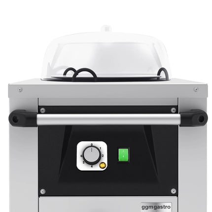 GGM Gastro Heated Plate Dispenser - Single Stack - Mobile (on castors) - 1kW - 50 plates - for Ø240–290mm plates