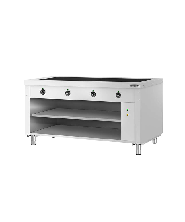 GGM Gastro Heated Servery Counter COPENHAGEN - 1560mm - with Hot Plate