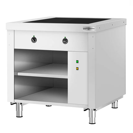 GGM Gastro Heated Servery Counter COPENHAGEN - 910mm - with Hot Plate