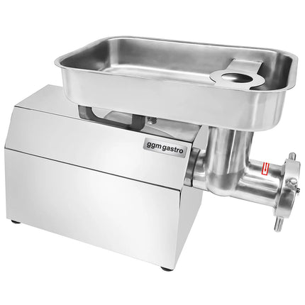 GGM Gastro Heavy Duty Electric Meat Mincer - Size 12 - 350-400kg/h - 750 W - Mincing Plate 12mm