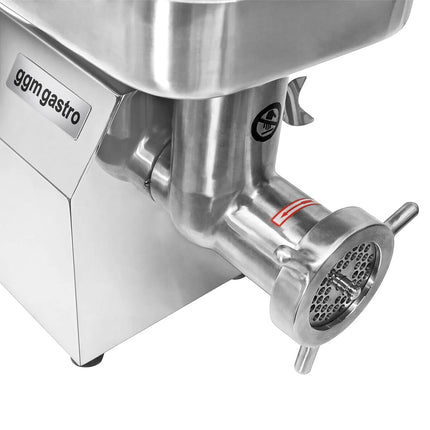 GGM Gastro Heavy Duty Electric Meat Mincer - Size 12 - 350-400kg/h - 750 W - Mincing Plate 12mm
