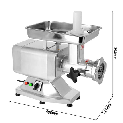 GGM Gastro Heavy Duty Electric Meat Mincer - Size 22 - 220kg/h - 1.1 kW - Mincing Plate 4.5mm