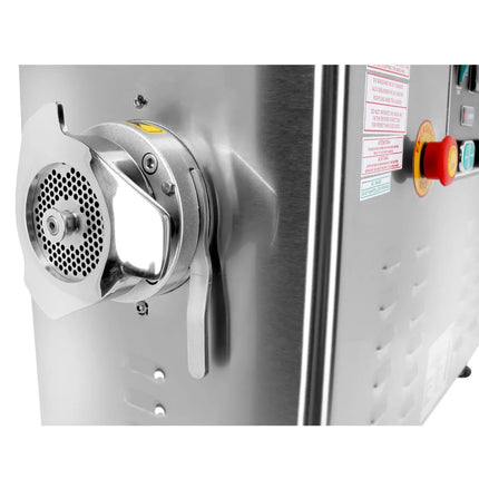 GGM Gastro Heavy Duty Electric Meat Mincer - Size 22 - 400kg/h - 1.5 kW - 1400rpm - Mincing Plate 4mm - with Cooling System