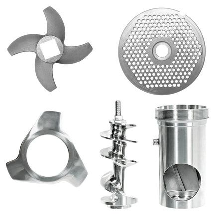 GGM Gastro Heavy Duty Electric Meat Mincer - Size 22 - 400kg/h - 1.5 kW - 1400rpm - Mincing Plate 4mm - with Cooling System