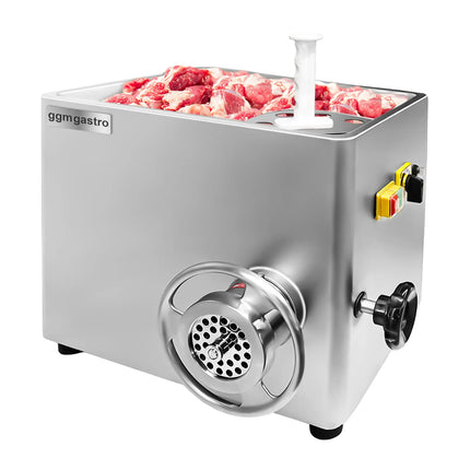 GGM Gastro Heavy Duty Electric Meat Mincer - Size 22 - 620-680kg/h - 1.1 kW - Mincing Plate 4.5mm