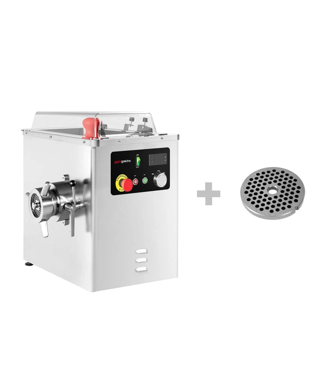 GGM Gastro Heavy Duty Electric Meat Mincer - Size 32 - 500kg/h - 2.2 kW - Mincing Plate 4mm - with Cooling System