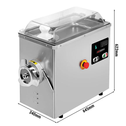 GGM Gastro Heavy Duty Electric Meat Mincer - Size 32 - 600kg/h - 2.2 kW - 1400rpm - Mincing Plate 4mm