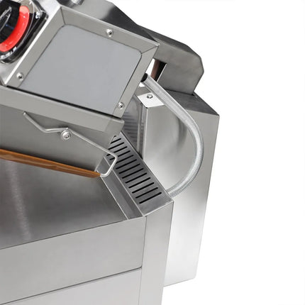 GGM Gastro High-Speed Double Digital Contact Grill / Mobile CERAN® Glass-Ceramic Grill - 12kW - automatic - Digital Display