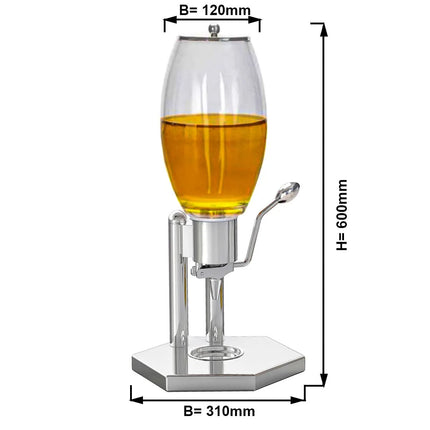 GGM Gastro Honey Dispenser - 5 L - Chrome