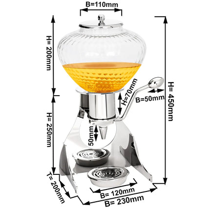 GGM Gastro Honey Dispenser - Chrome