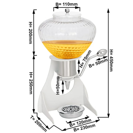 GGM Gastro Honey Dispenser - White