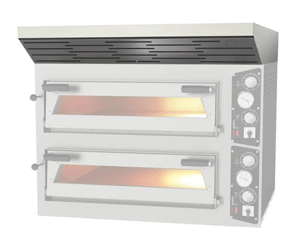 GGM Gastro Hood for Pizza Oven - 990x1230x150mm - Stainless Steel - for PDP66T & PDP66TTC-NB