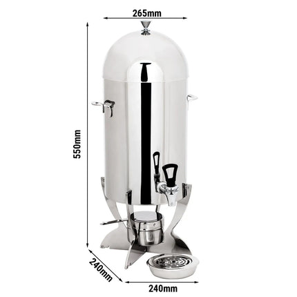 GGM Gastro Hot drinks dispenser - 5L - Chrome