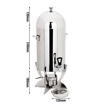 GGM Gastro Hot drinks dispenser - 5L - Chrome