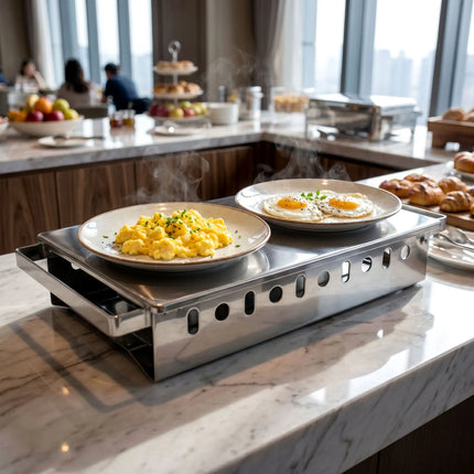 GGM Gastro Hot Plate - 380mm - for 2 Burners