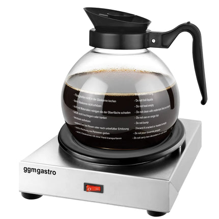GGM Gastro Hot Plate - 60 W - for 1 Coffee or Tea Pot each Ø174mm