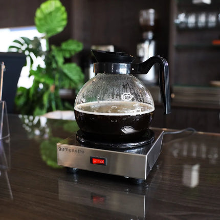 GGM Gastro Hot Plate - 60 W - for 1 Coffee or Tea Pot each Ø174mm
