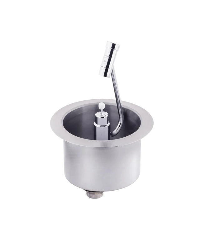 GGM Gastro Ice Cream Scoop Rinse & integrated flow regulator - Stainless Steel - CNS - bottom opening[s]
