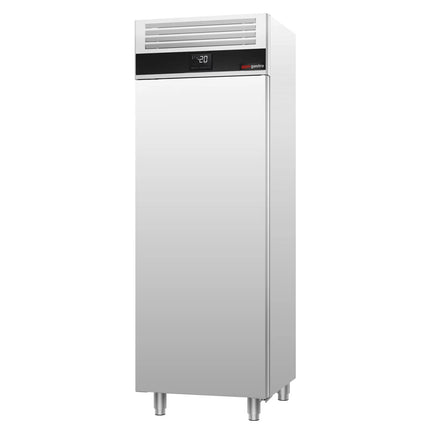 GGM Gastro Ice Cream Storage Freezer Stainless Steel - with 1 door - for 48x 5L or 32x 7L Ice Cream Containers