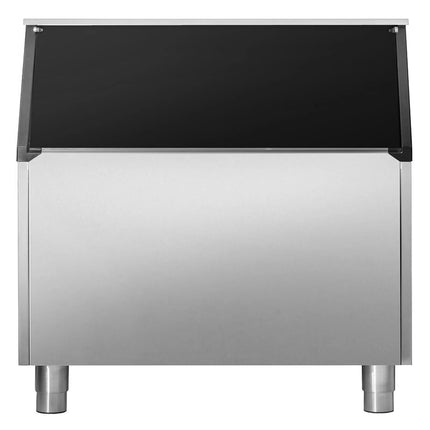 GGM Gastro Ice storage bin - Sanitary polyethylene container & AISI 304 stainless steel - 762x819x1224mm - for ice makers EWMI335, FEI135N, FEI390 & FEI565 - 480kg capacity