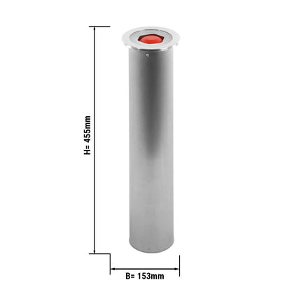 GGM Gastro In-Counter Cup Dispenser - Stainless Steel - spring-loaded - In-Counter Version