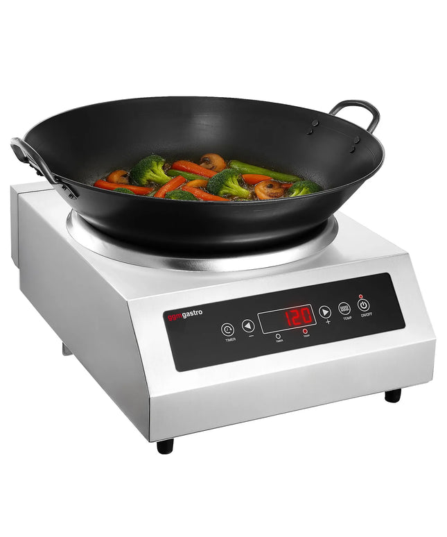 GGM Gastro Induction wok - 3.5kW - 1 cooking zone - Ø 460mm - incl. wok