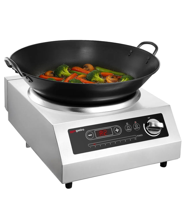 GGM Gastro Induction wok - 3.5kW - 1 cooking zone - Ø 460mm - incl. wok