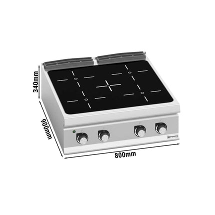 GGM Gastro Infrared Hob - 16kW - 4 zones