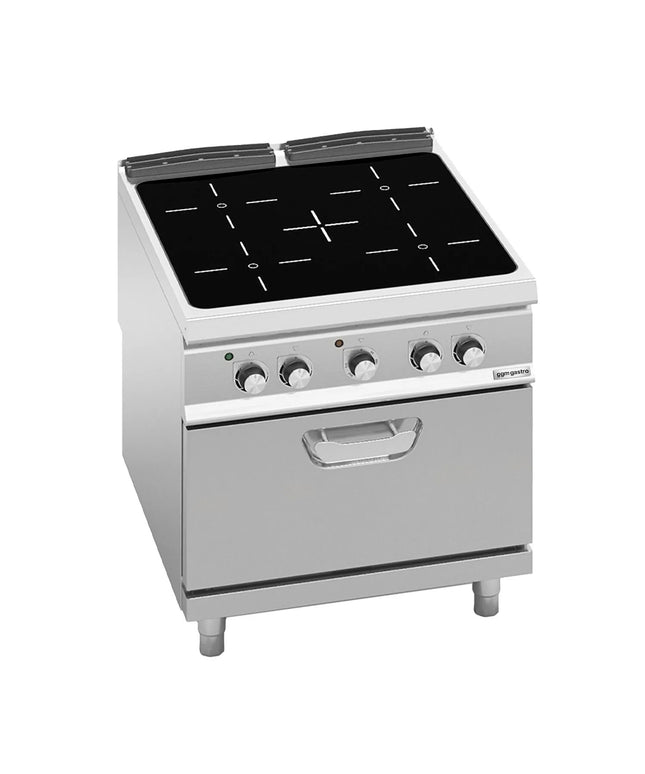 GGM Gastro Infrared Hob - 20.68kW - 4 zones - with Electric Oven Convection Oven - 4.68kW