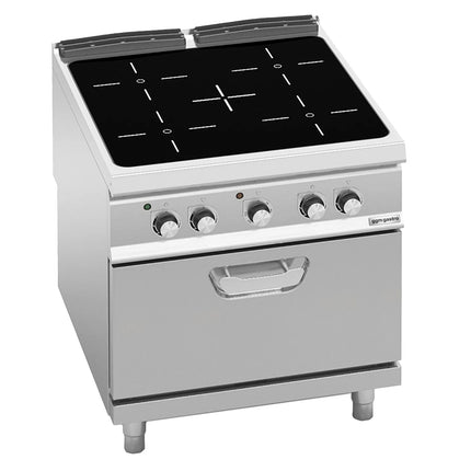 GGM Gastro Infrared Hob - 20.68kW - 4 zones - with Electric Oven Convection Oven - 4.68kW