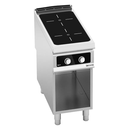 GGM Gastro Infrared Hob - 8kW - 4 zones - with open base shelf - Bflex Digital