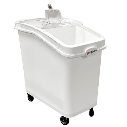 GGM Gastro Ingredient Bin Trolley - 100L - Polypropylene - Mobile on Castors