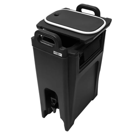 GGM Gastro Insulated Beverage Dispenser - 20 Litres - Black - with Tap