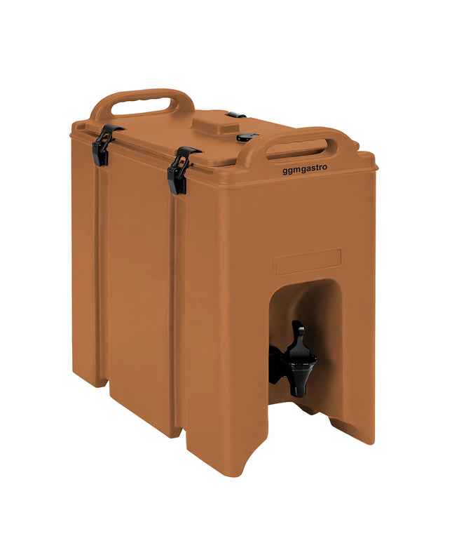 GGM Gastro Insulated Drink Dispenser with Tap - Hot & Cold - 18L - Terracotta