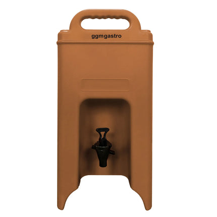 GGM Gastro Insulated Drink Dispenser with Tap - Hot & Cold - 18L - Terracotta