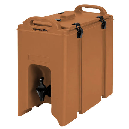 GGM Gastro Insulated Drink Dispenser with Tap - Hot & Cold - 18L - Terracotta