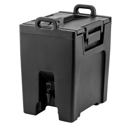 GGM Gastro Insulated Drink Dispenser with Tap - Hot & Cold - 40L - Black