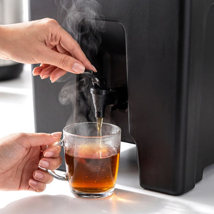 GGM Gastro Insulated Drink Dispenser with Tap - Hot & Cold - 40L - Black