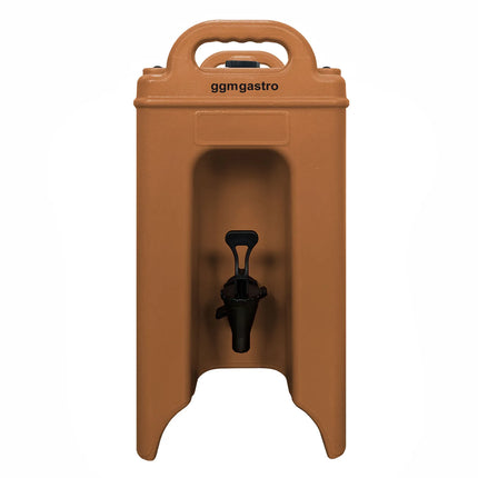 GGM Gastro Insulated Drink Dispenser with Tap - Hot & Cold - 9.4L - Terracotta