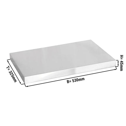 GGM Gastro Integrated Cooling Plate - 530mm - +8°C - 1x GN 1/1