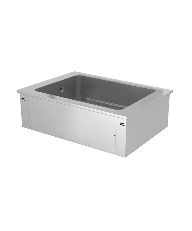 GGM Gastro Integrated Drop-in Ice Well - 1135mm - 3x GN 1/1 - 130L