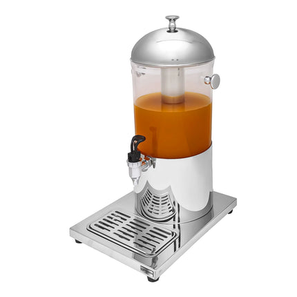 GGM Gastro Juice Dispenser - 7.5 Litres - Stainless steel - incl. drip tray & lid