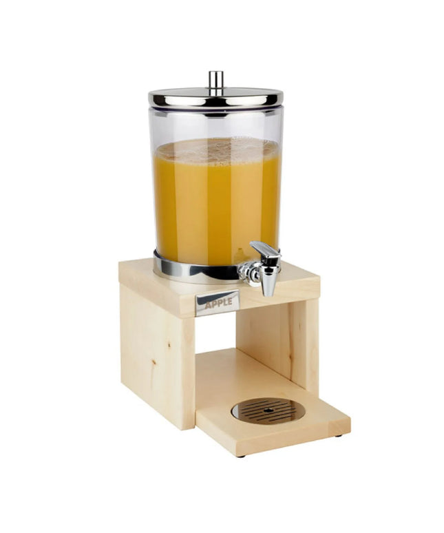 GGM Gastro Juice Dispenser - BRIDGE - polycarbonate tank with tap - 4 Litres - Stainless steel - incl. touchless adaptor & 2 ice packs