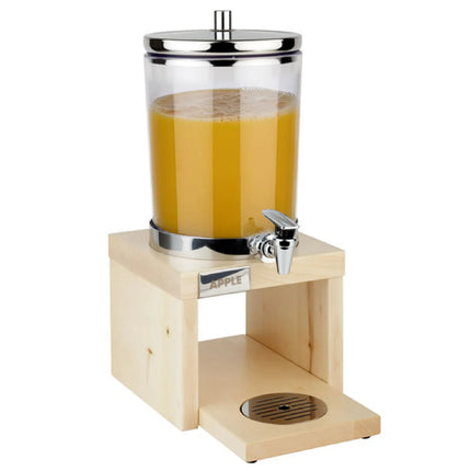 GGM Gastro Juice Dispenser - BRIDGE - polycarbonate tank with tap - 4 Litres - Stainless steel - incl. touchless adaptor & 2 ice packs