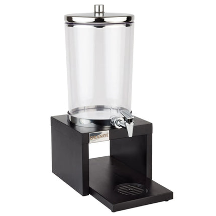 GGM Gastro Juice Dispenser - BRIDGE - polycarbonate tank with tap - 6 Litres - Stainless steel - incl. wire stand, 2 batteries & touchless adaptor