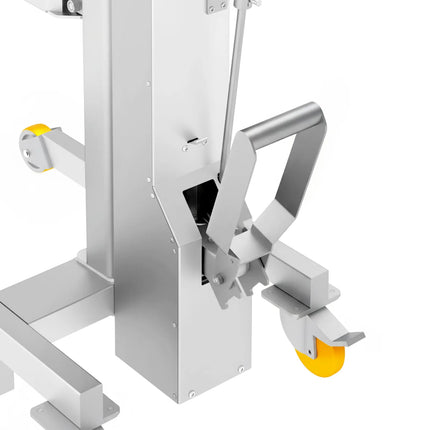 GGM Gastro Kebab lift for Doner robot - 564x890x1605mm - 350kg max load - Stainless Steel AISI 430, Scotch-Brite finish