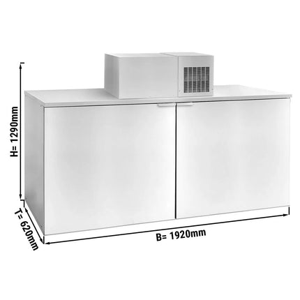 GGM Gastro Keg Fridge with Condensing Unit - 4x50L Kegs - 1920x620mm - Modular